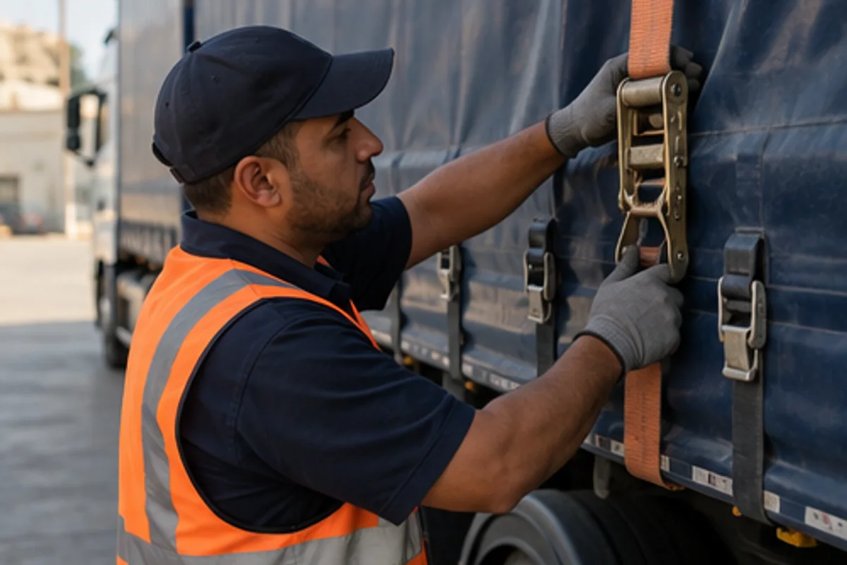 Operational check supporting the current logistics record